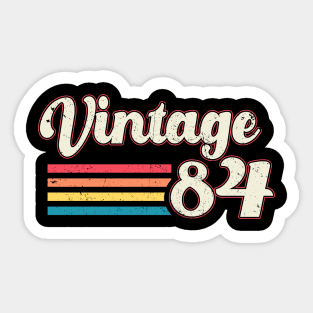 Vintage 1984 for Women 40th Birthday 40 Years Old Sticker